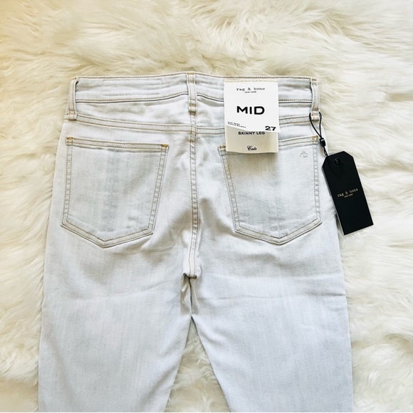 New! Rare RAG & BONE Cate Mid Rise Skinny Jeans - Picture 12 of 15